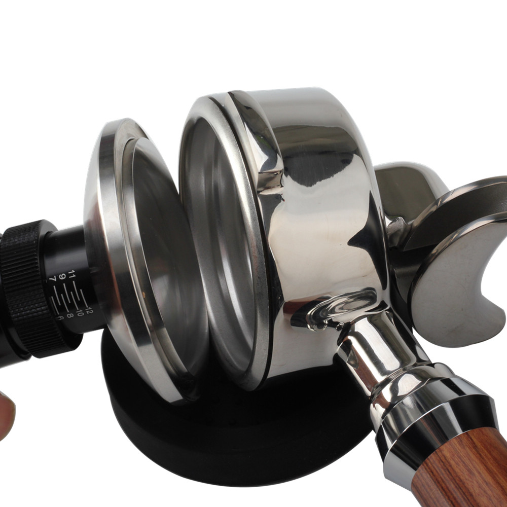 Espresso Tamper Tool, Spring Loaded Tamper With Stainless Steel Base — product information