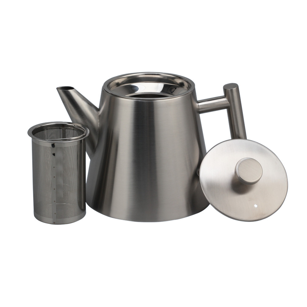 1l Teapot Container With Filter, Stainless Steel Teapot — 6