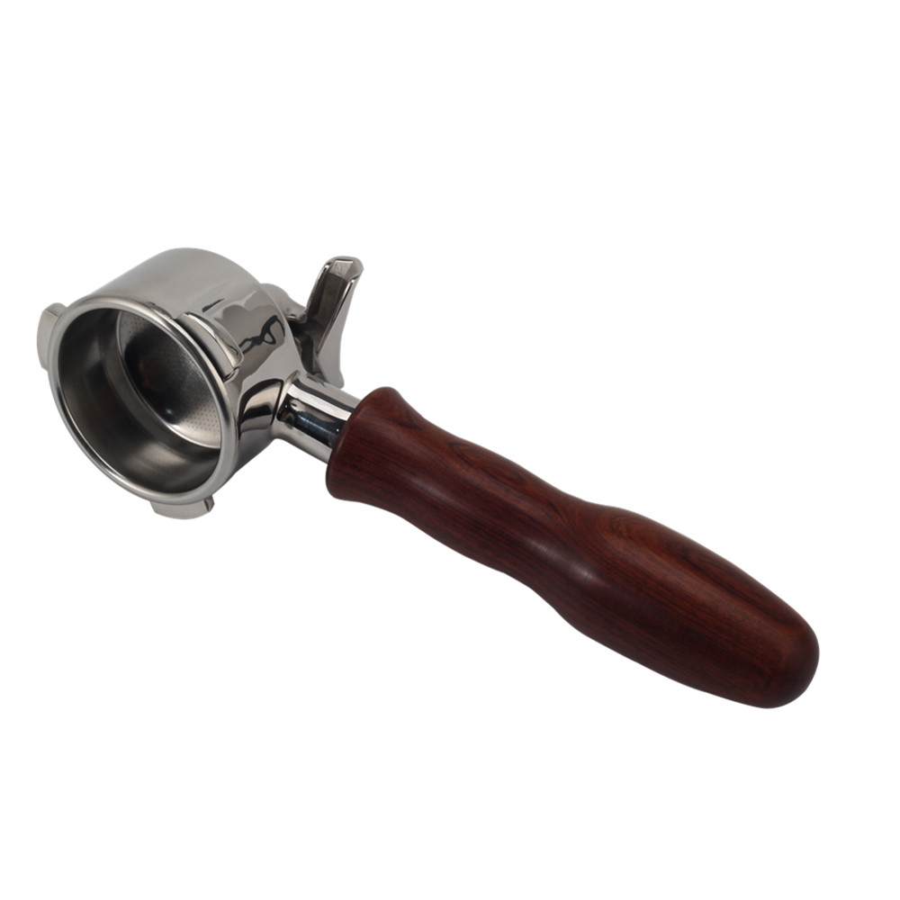 Portafilter 58mm Double Spout With Wooden Handle — 3