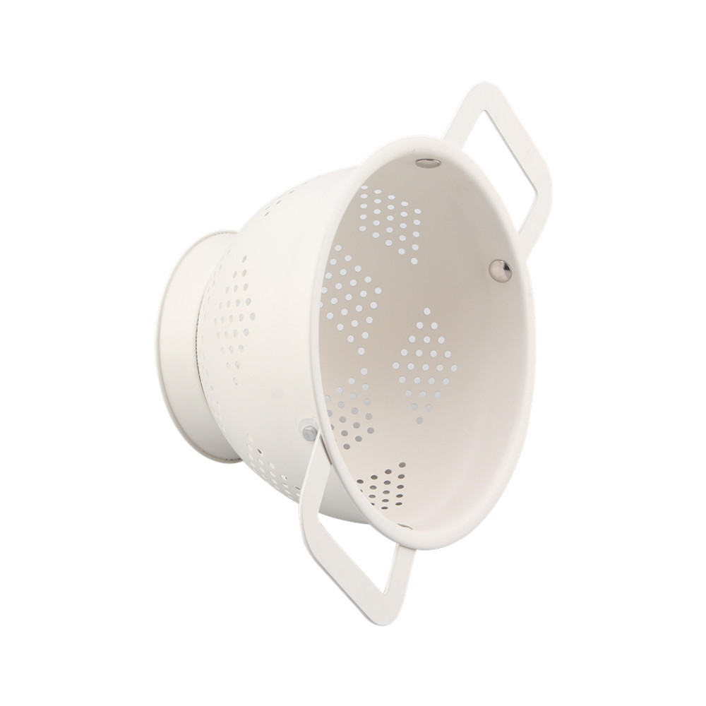 Morden Design White Stainless Steel Colander — product information