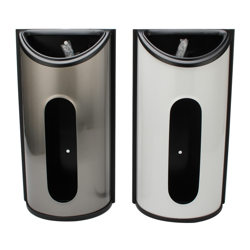 Plastic Bag Holder And Dispenser Medium, Stainless Steel Easy Wall Mount Bag Saver — 4