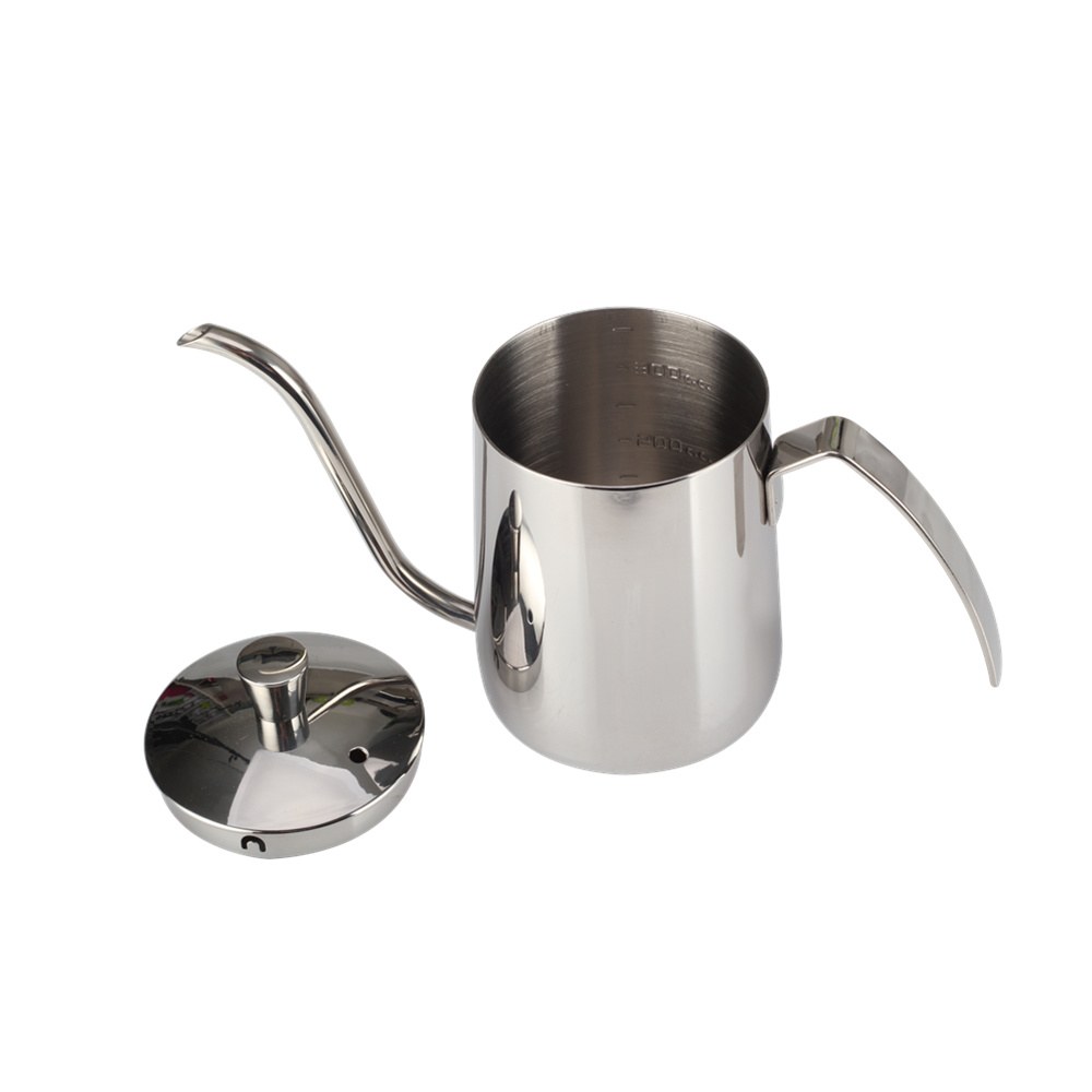 Narrow Long Spout, Stainless Steel Hand Drip Coffee Pot Pour Over Coffee/Tea Dripper — product information