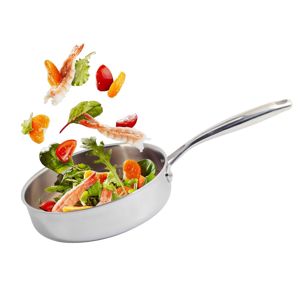 Honeycomb Tri-Ply Coating Anti Scratch Skillet