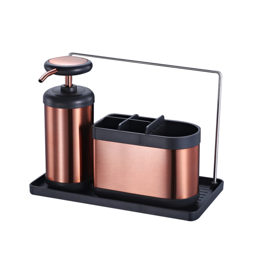 Various Color Soap Dispenser Storage Set — 3