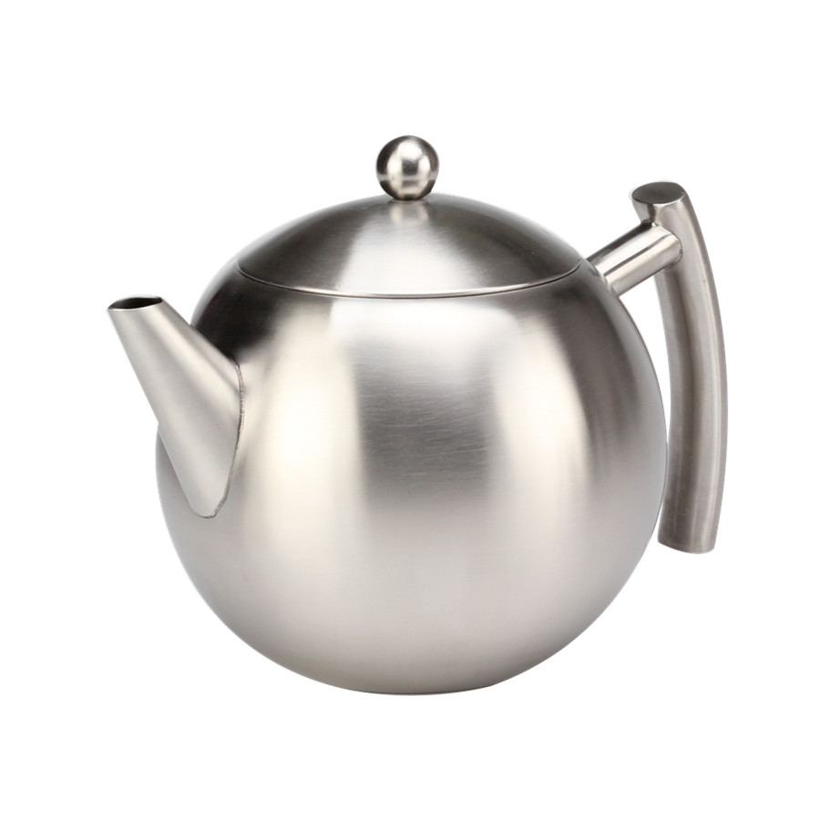Double Walled Stainless Steel Tea Containing Kettle, Easy Pour Tea Pot — 2