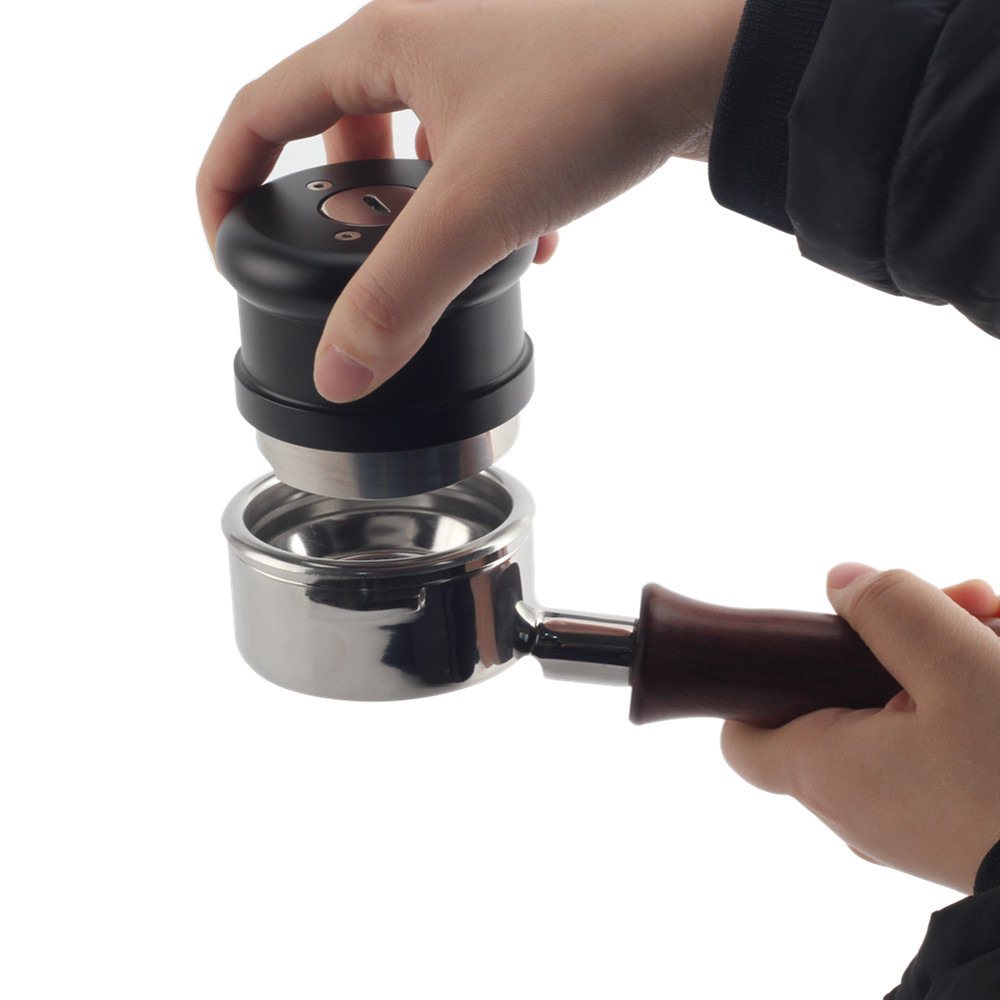 Adjustable Depth, Espresso Hand Tamper — 7