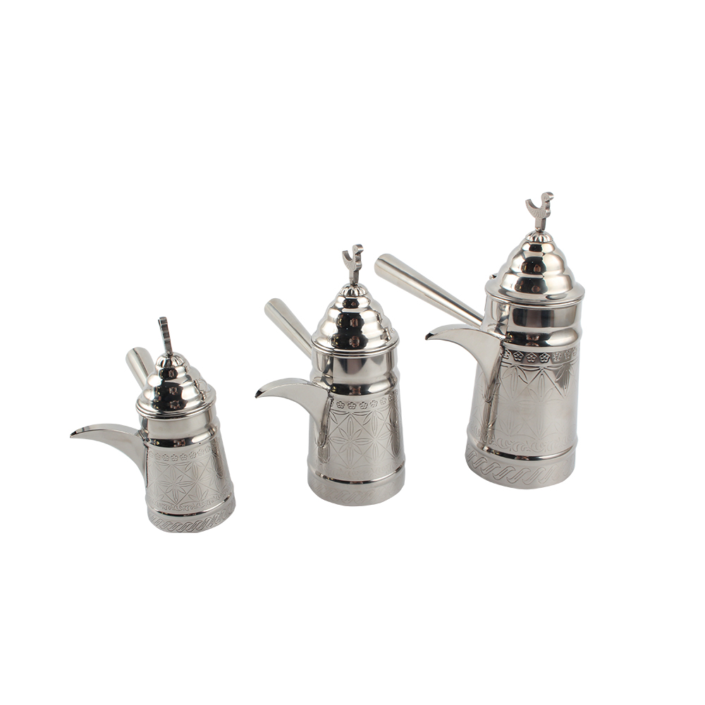 Middle Eastern Style Coffee Pot, Stainless Steel Coffee Kettle — 4