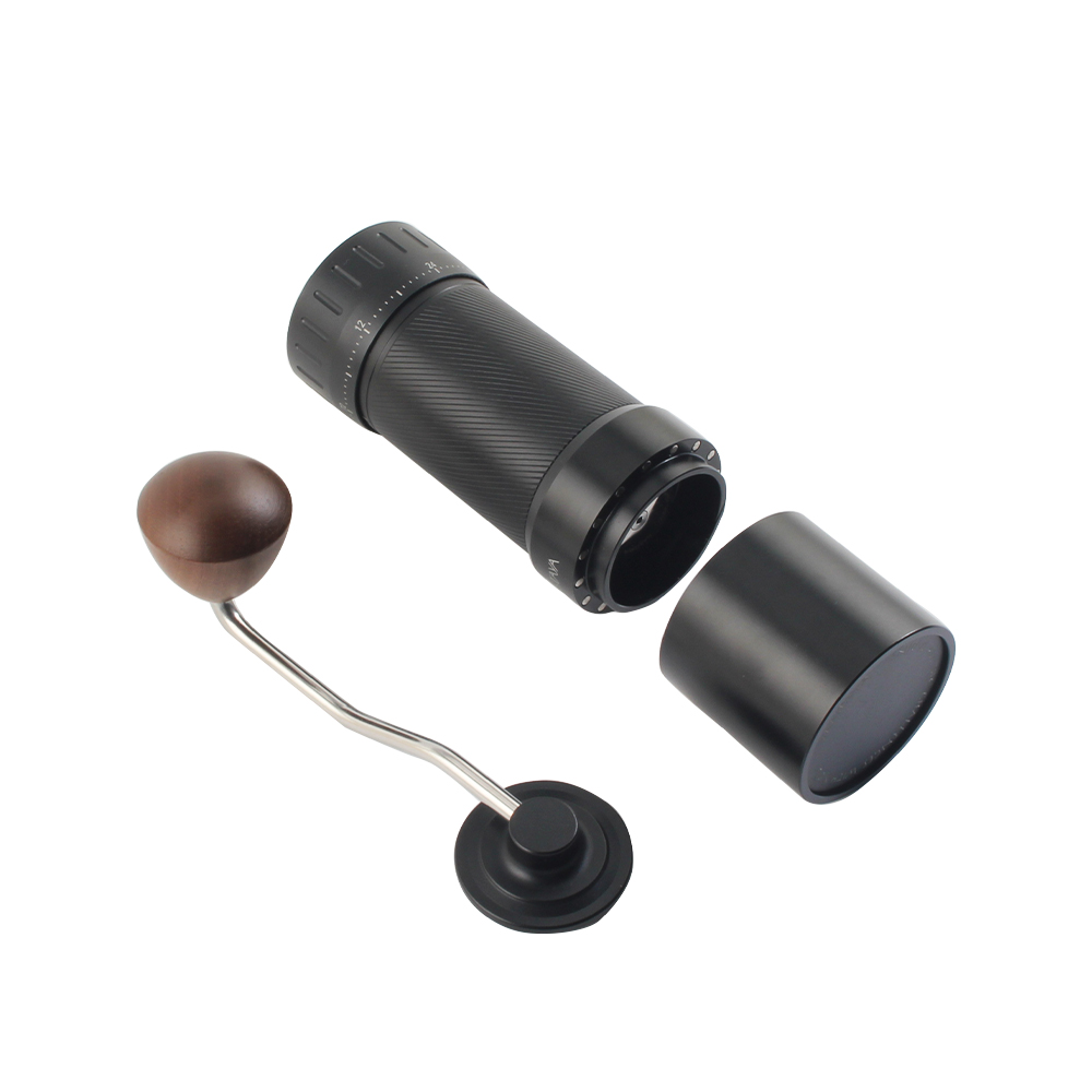 Coffee Grinder Manual With Adjustable Setting, Magnet Catch Cup Great for Travel, Camping — 4