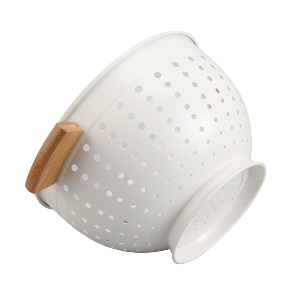 Large Kitchen Colander With Stable Base Perfect for Pasta, Fruits, Vegetables — 4