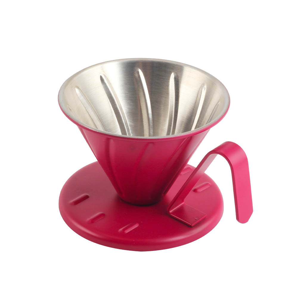 Fashionable Coffee Dripper Set Including Stainless Steel Filter, Coffee Cup And Gooseneck Kettle — 3