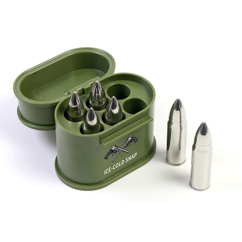 Whiskey Bullet, Stainless Steel Ice Cubes With High Cooling — 3