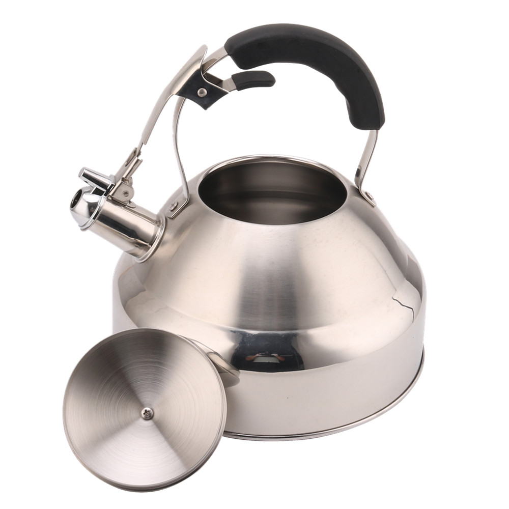 Whistling Kettle for Kitchen-Silver Color — 4