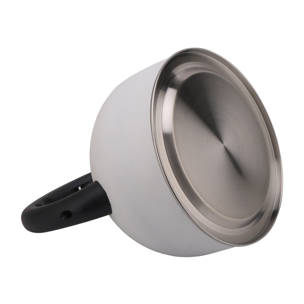 Stainless Steel Whistling Tea Kettle-White — 7