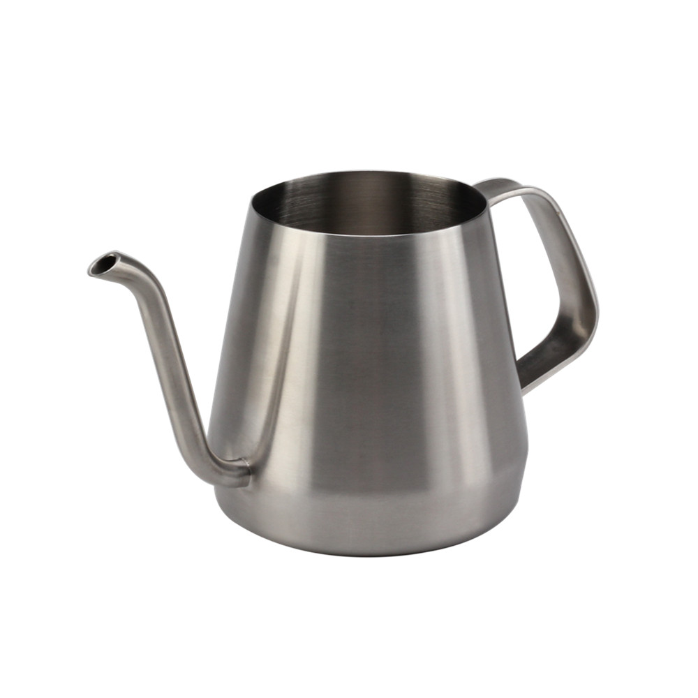 550ml Satin Polishing Stainless Steel Hand Drip Coffee/Tea Kettle — 6