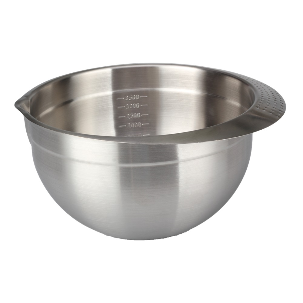 3-Piece Mixing Bowl Set for Kitchen Mixing Bowl With Pouring Spout — product information