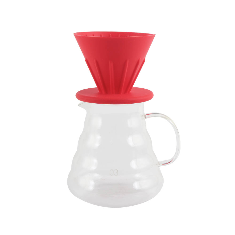 Silicone Resin Coffee Dripper, Easy Portable Manual Coffee Maker — product information