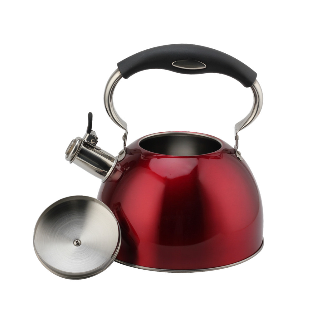 Classic Stainless Steel Whistling Kettle - Kitchen Camping Hiking Picnic — 3