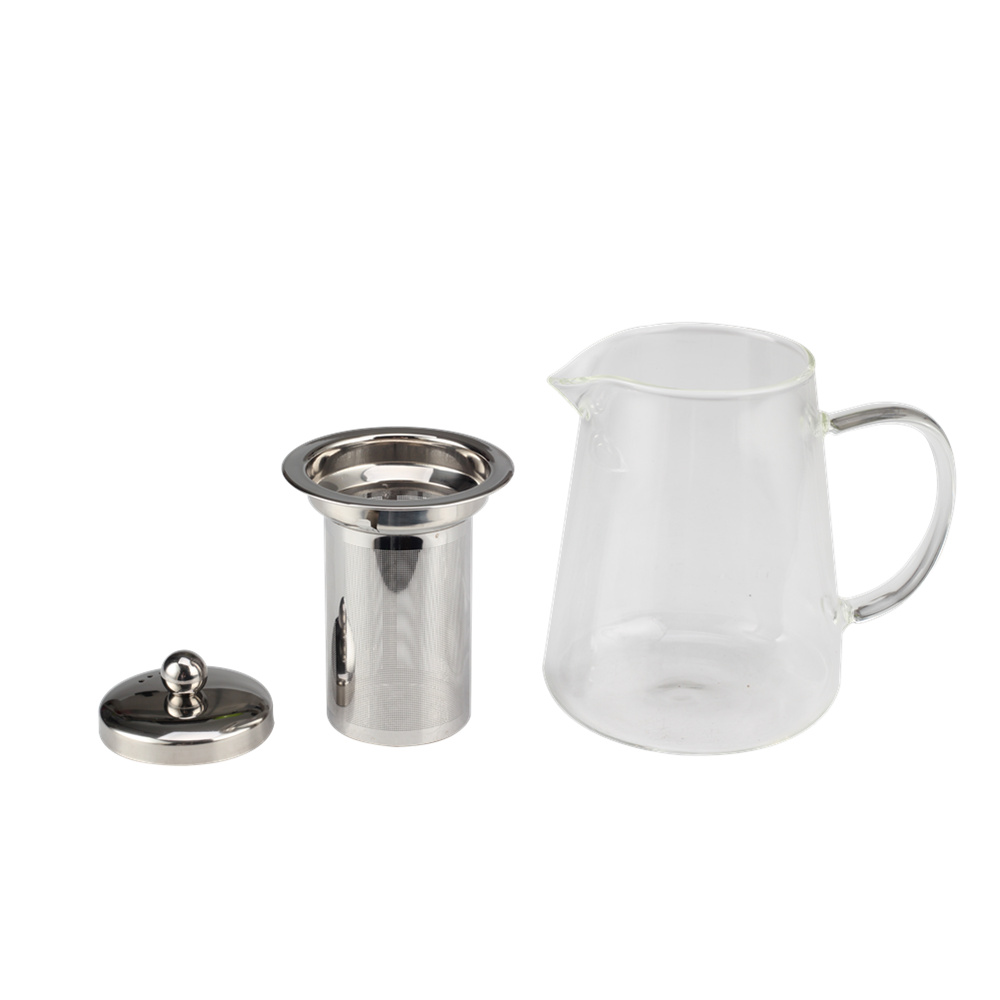 Borosilicate Tea Pot With Removable Stainless Steel Infuser — 5