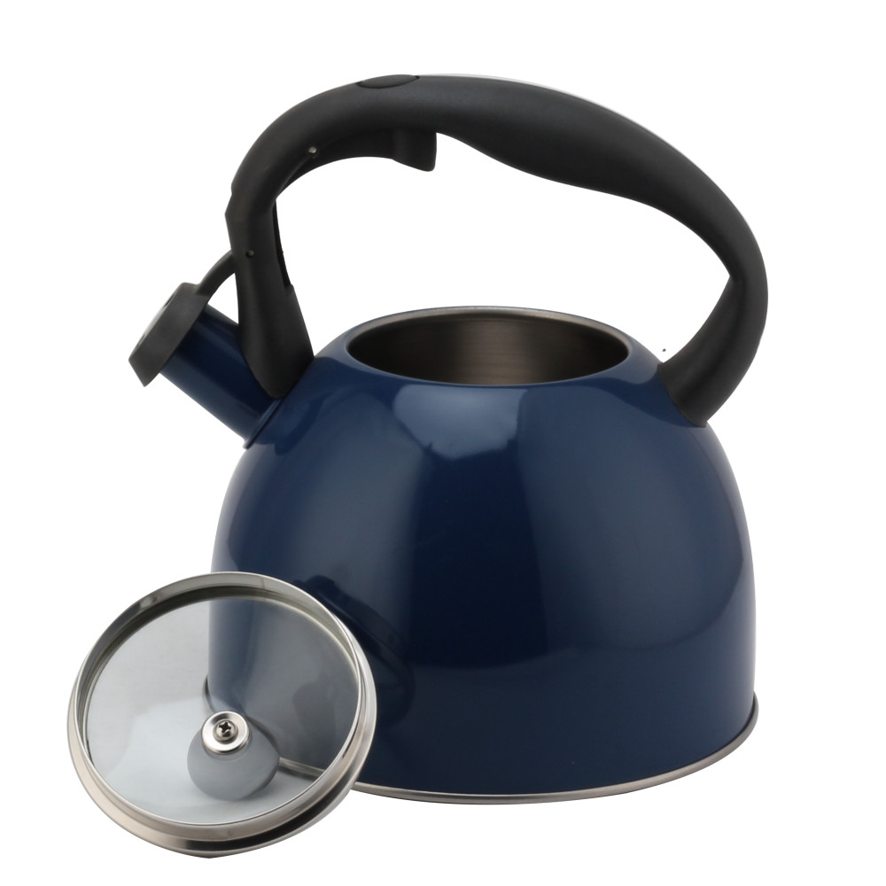 Fashionable S/S Whistling Kettle for Kitchen-Deep Blue — 2