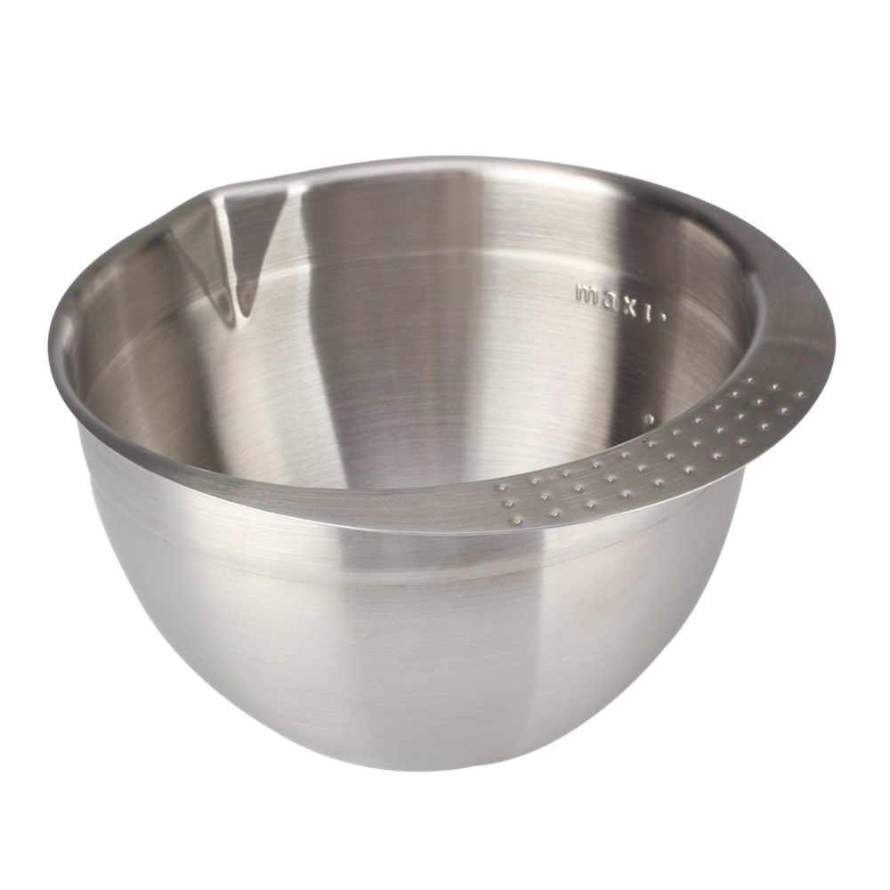3-Piece Mixing Bowl Set for Kitchen Mixing Bowl With Pouring Spout — 4