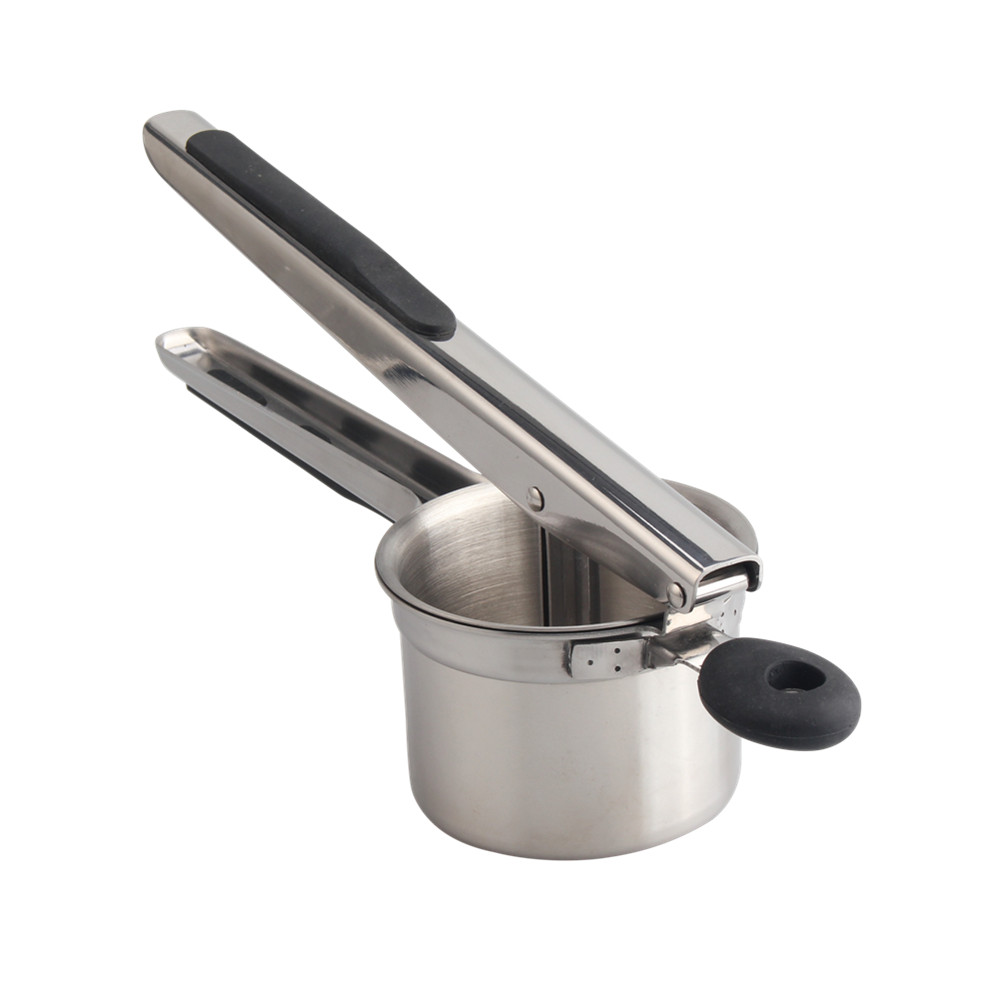 Potato Ricer, Stainless Steel Potato Ricer, Non-Slip Silicone Handles — 4
