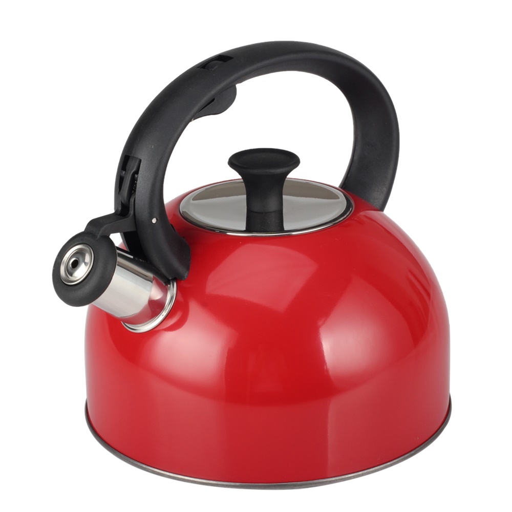 Whistling Kettle Hob Kettle Kettle for Gas Induction Camping Kettle Red — product information