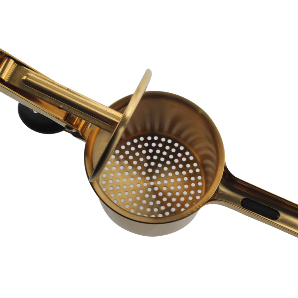 Potato Ricer Made Of Stainless Steel, Gold Color — 7