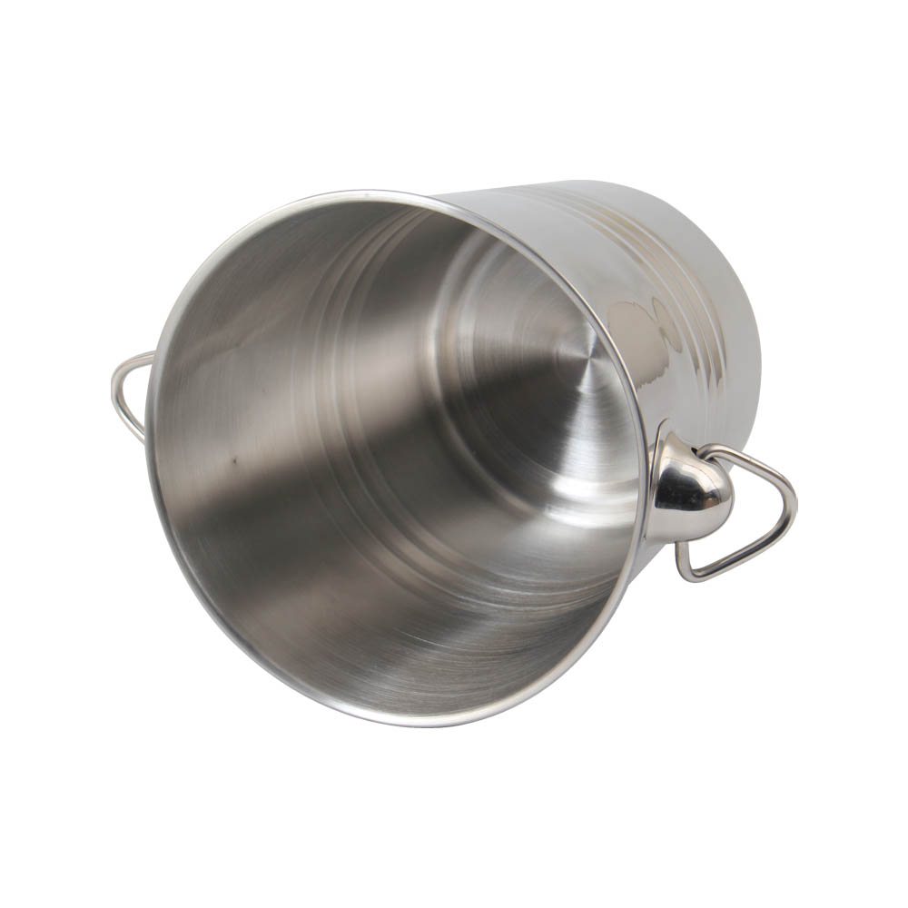 Silver, Ice Bucket, Stainless Steel Ice Bucket — 3