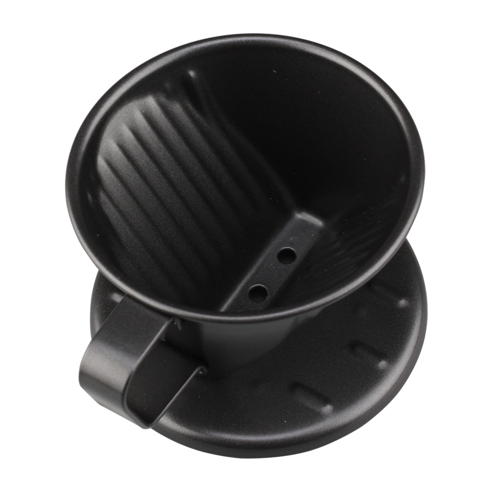 Stainless Steel Coffee Dripper With 3 Drip Holes — product information