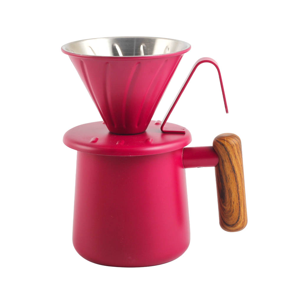 Fashionable Coffee Dripper Set Including Stainless Steel Filter, Coffee Cup And Gooseneck Kettle — 4