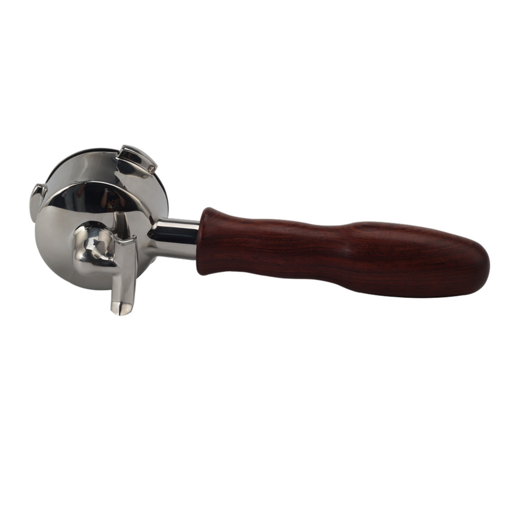 Portafilter 58mm Double Spout With Wooden Handle — 4