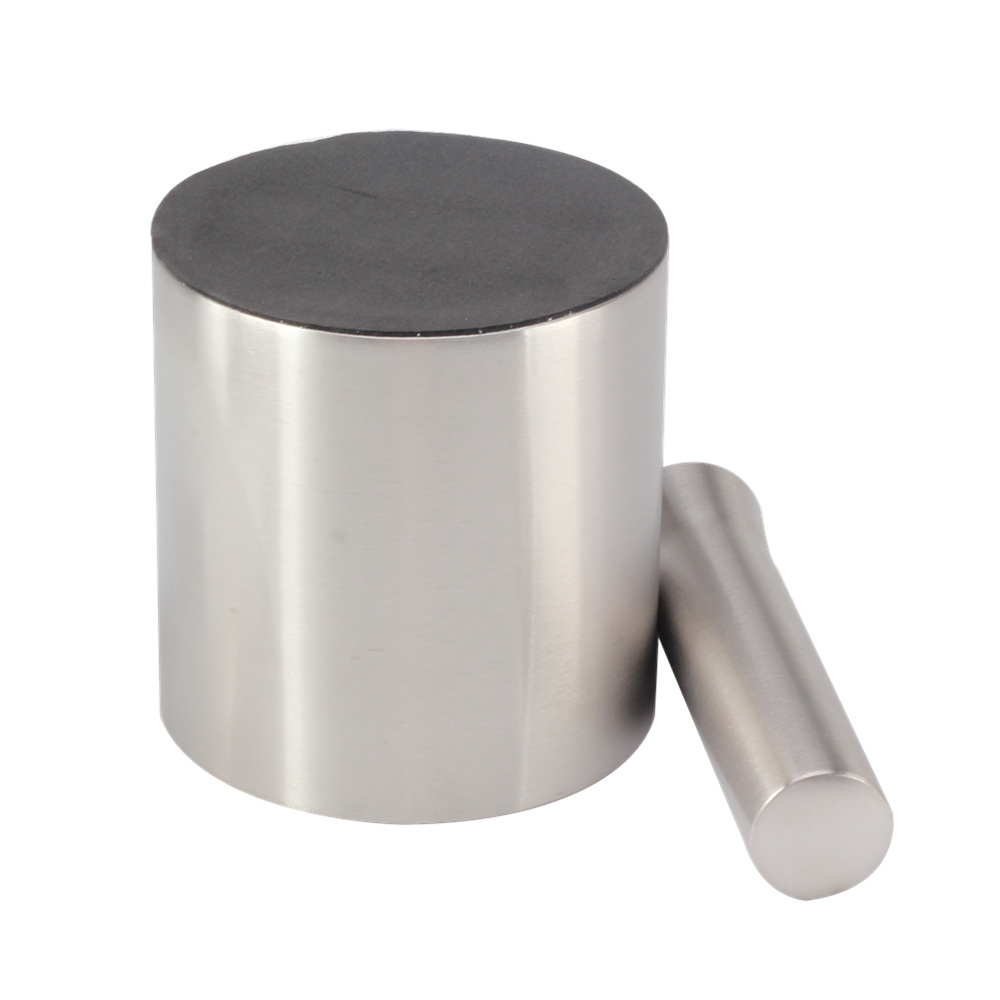 Mortar and Pestle Sets Brushed Stainless Steel Spice Grinder Pill Crusher — 2