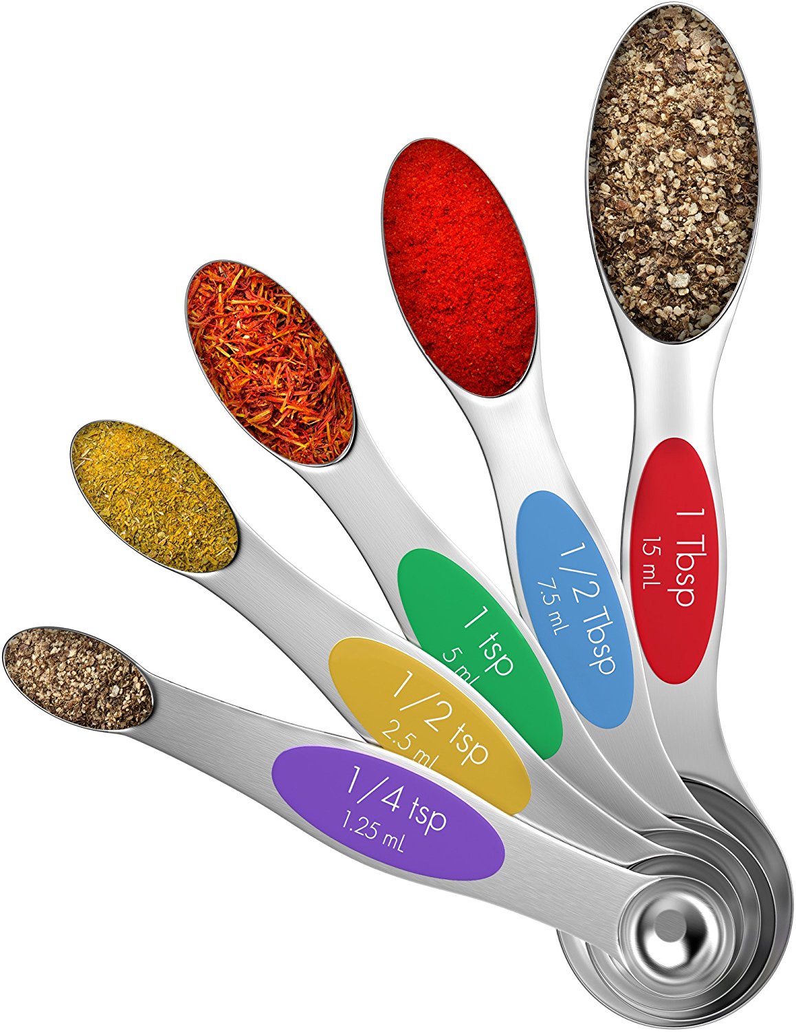 Magnetic Measuring Cups And Spoons Set-Heavy Duty 304 Stainless Steel — 4