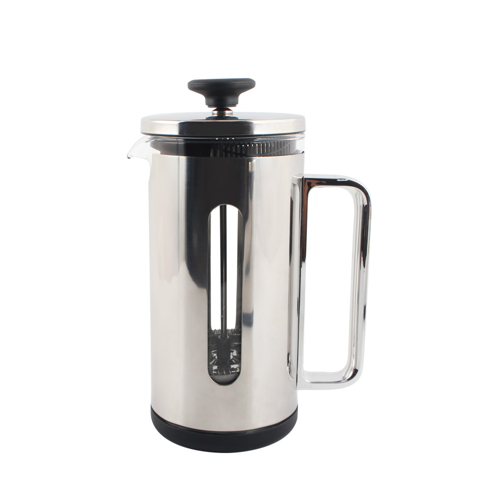 1L Borosilicate Press, Coffee And Tea Brewer, Camping Cafetiere — 2
