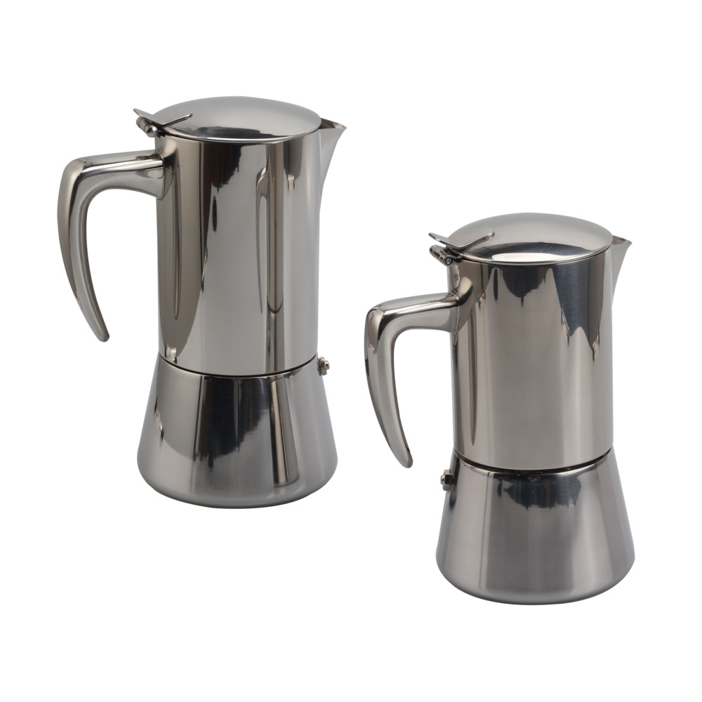 Stainless Steel Italian Coffee Machine Maker Induction Moka Pot — 5