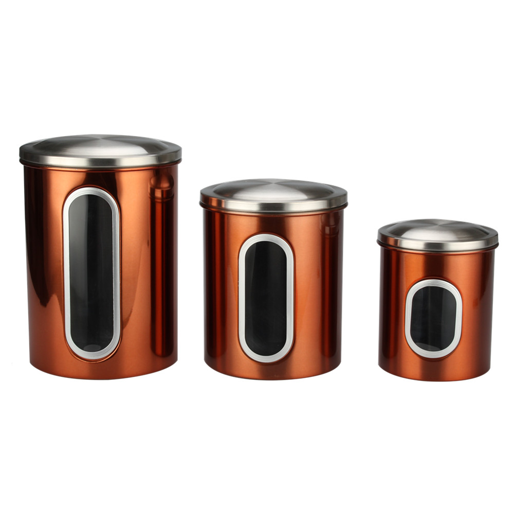 Stainless Steel Kitchen Canister — product information
