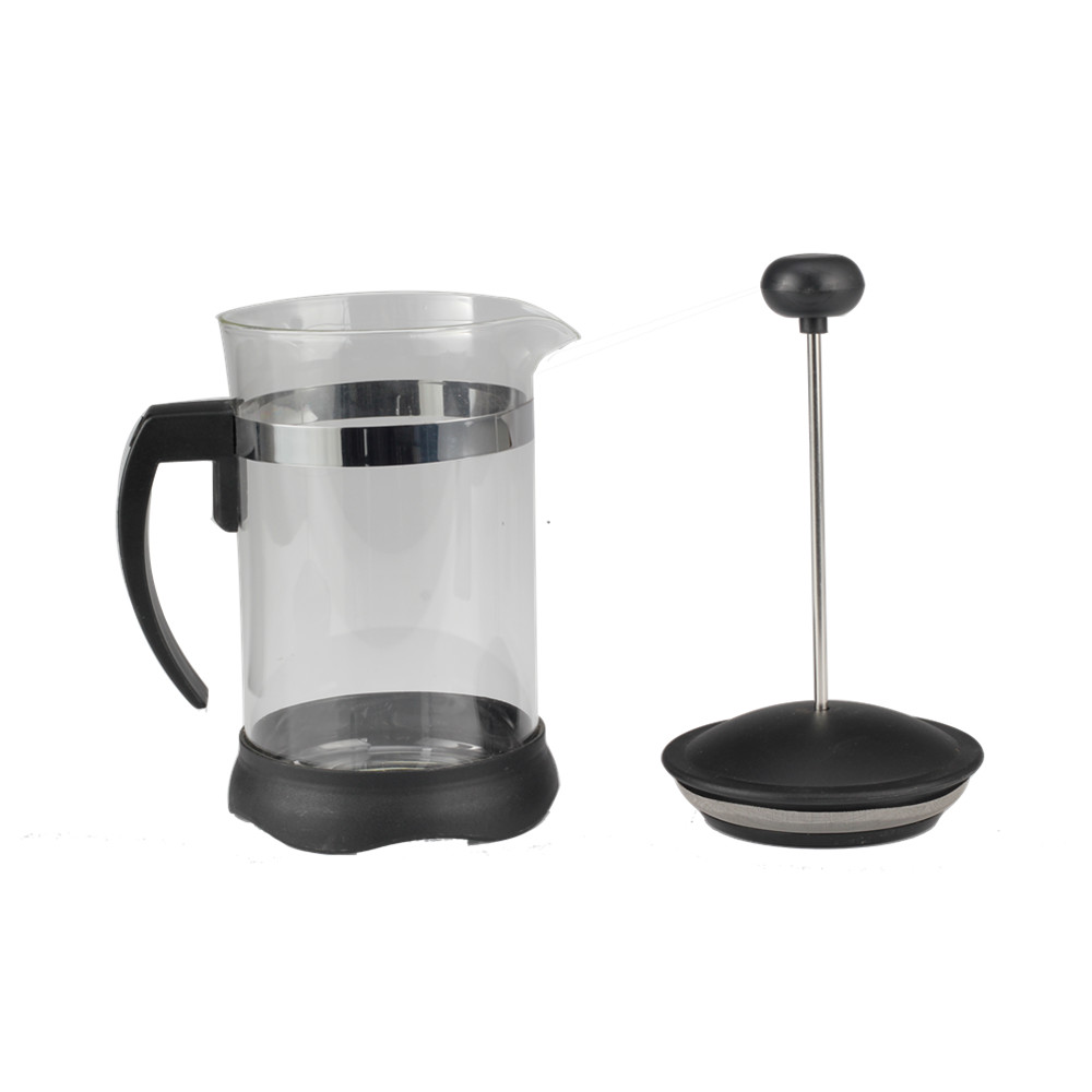 Plastic Frame Glass Coffee Press — product information