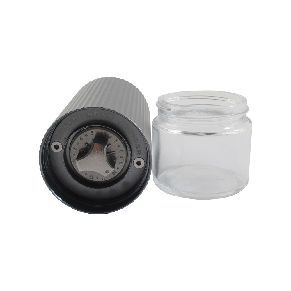 Manual Coffee Grinder With Ceramic Conical Burr Metal Hand Crank Mill for Drip Coffee — 4