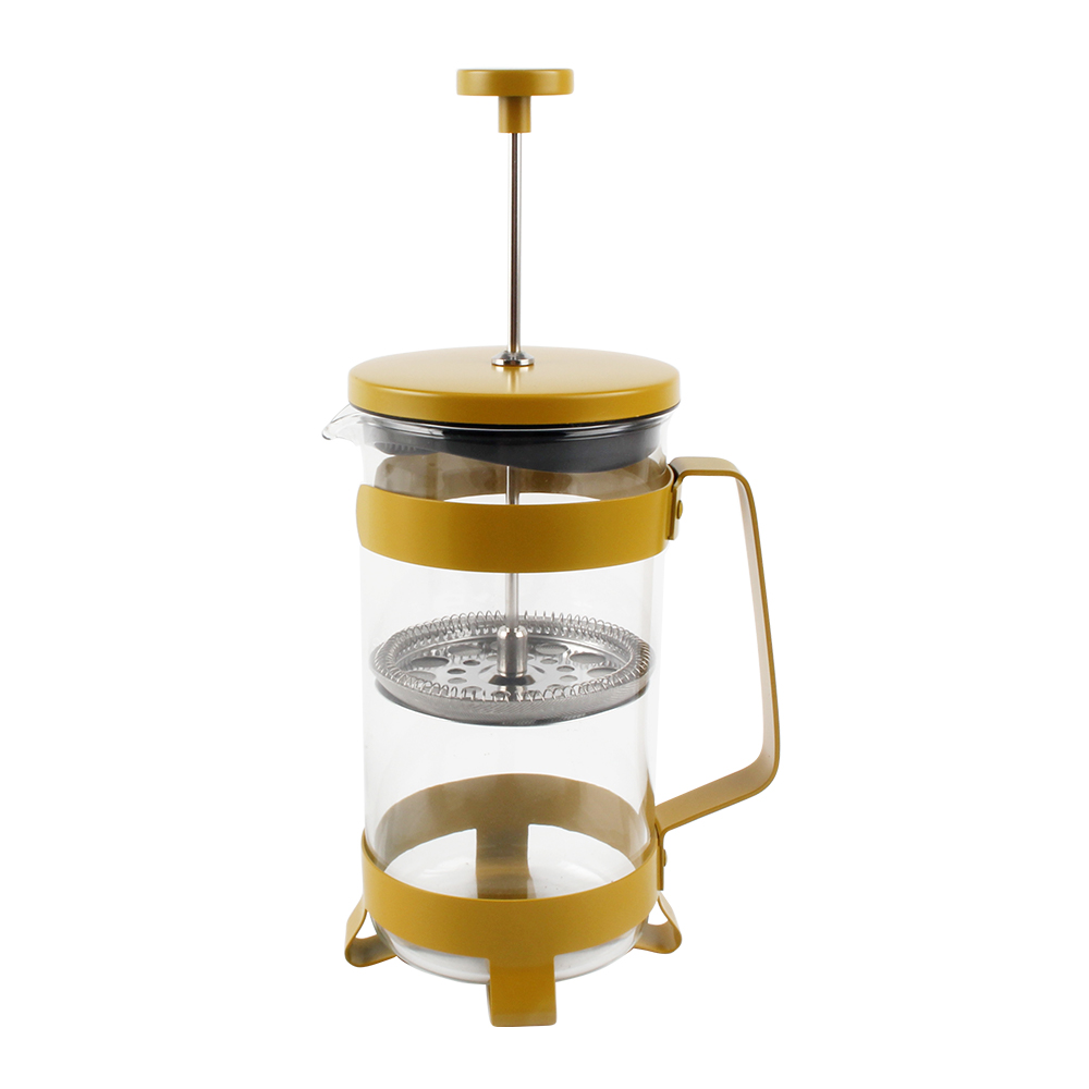 Bpa-Free Brewed Tea Pot Coffee Plunger, Heat Resistant Thickness Borosilicate French Press — 3