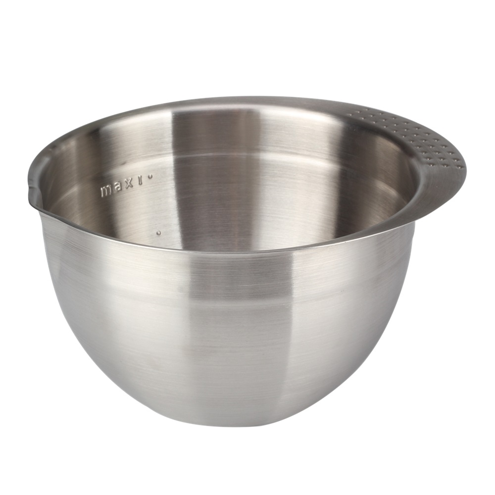 3-Piece Mixing Bowl Set for Kitchen Mixing Bowl With Pouring Spout — 6