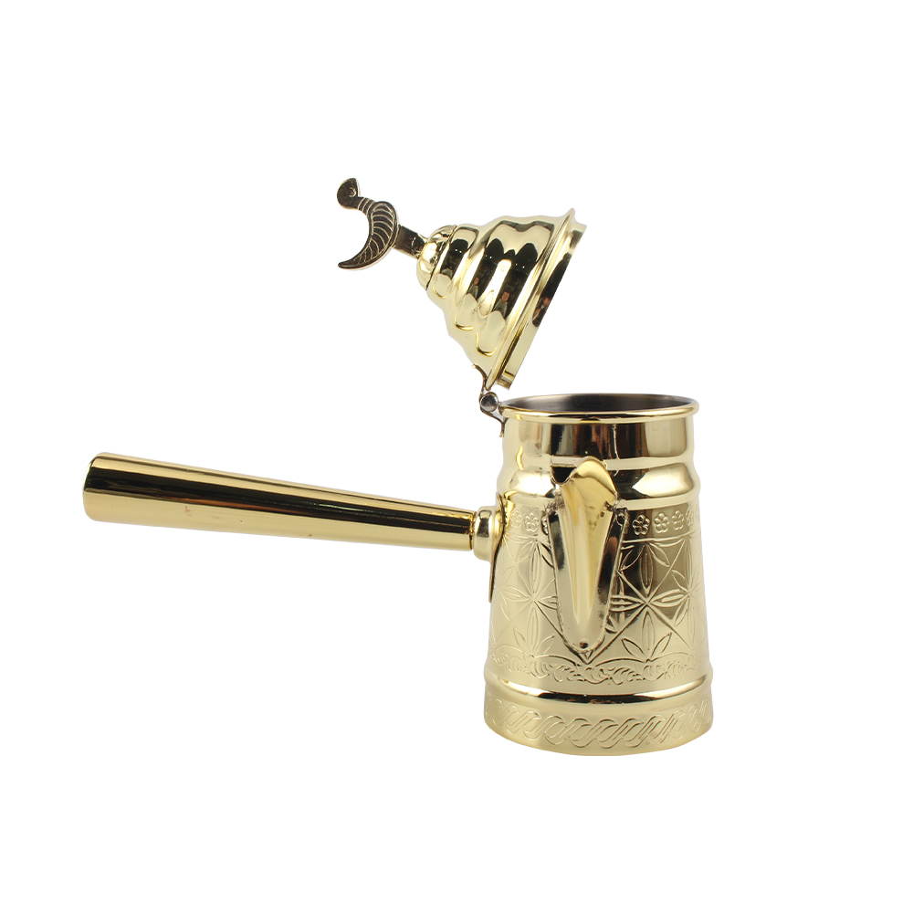 Luxury Arabic Turkish Style Sand Casted Embossed Coffee Pot, Unique Tea Pot & Coffee Pot — 5