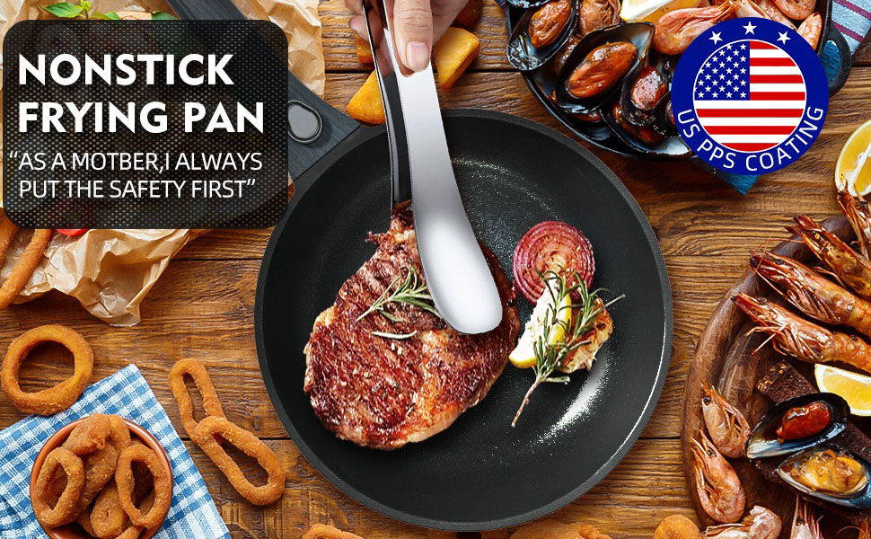 Non-Stick Die-Cast Deep Frying Pan — product information