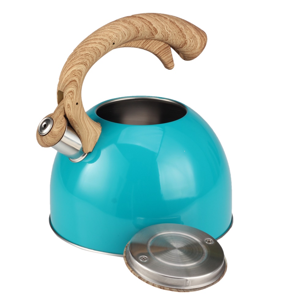 Whistling Kettle With Wood Handle - Kettle Induction Whistling Kettle Made Of Stainless Steel — product information
