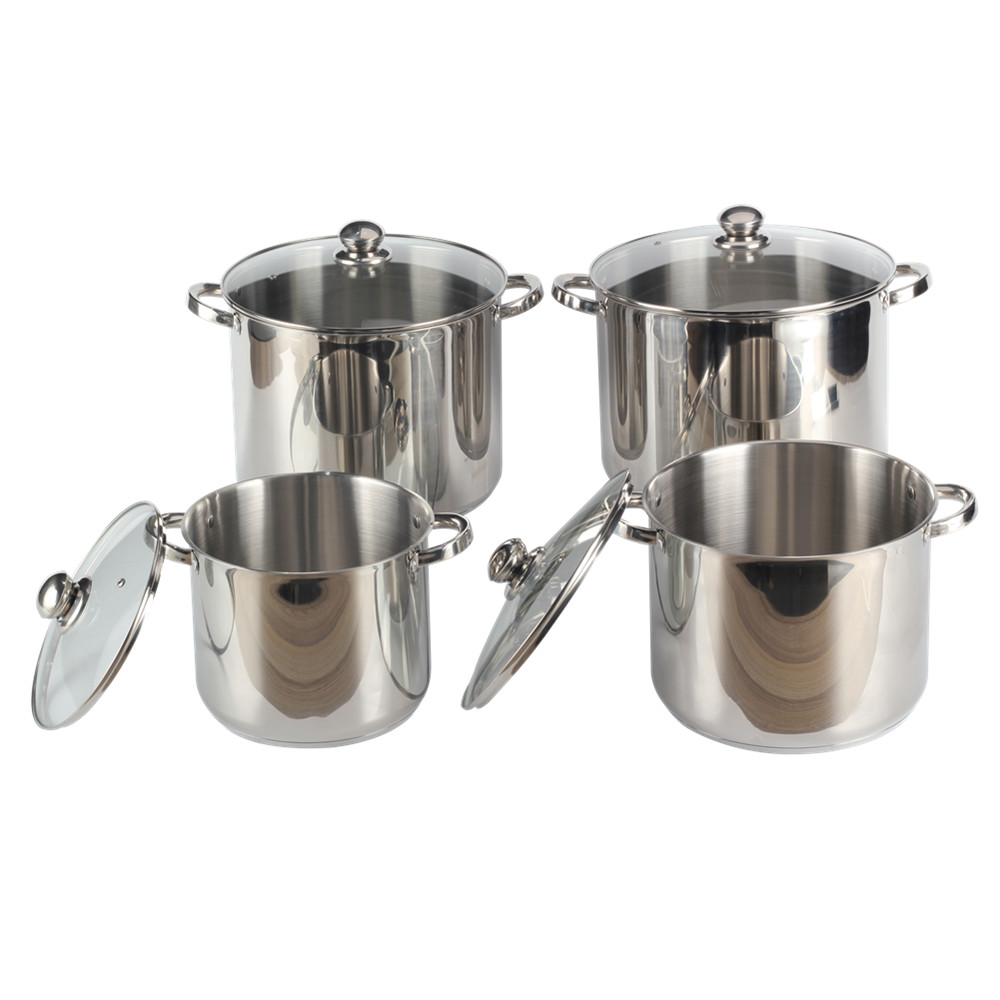 Stainless Stockpot With Cover — product information