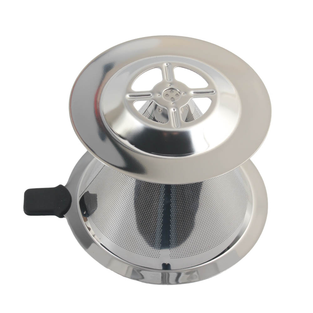 Stainless Steel Coffee Filter Cone Dripper Cup — product information