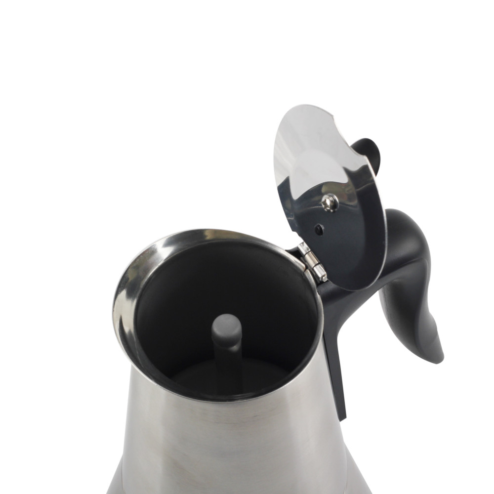 6 Cups Electronic Moka Pot Espresso Coffee Maker — 5