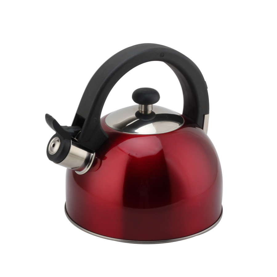 3L Whistling Kettle-Suitable for Induction And Gas-Red — product information