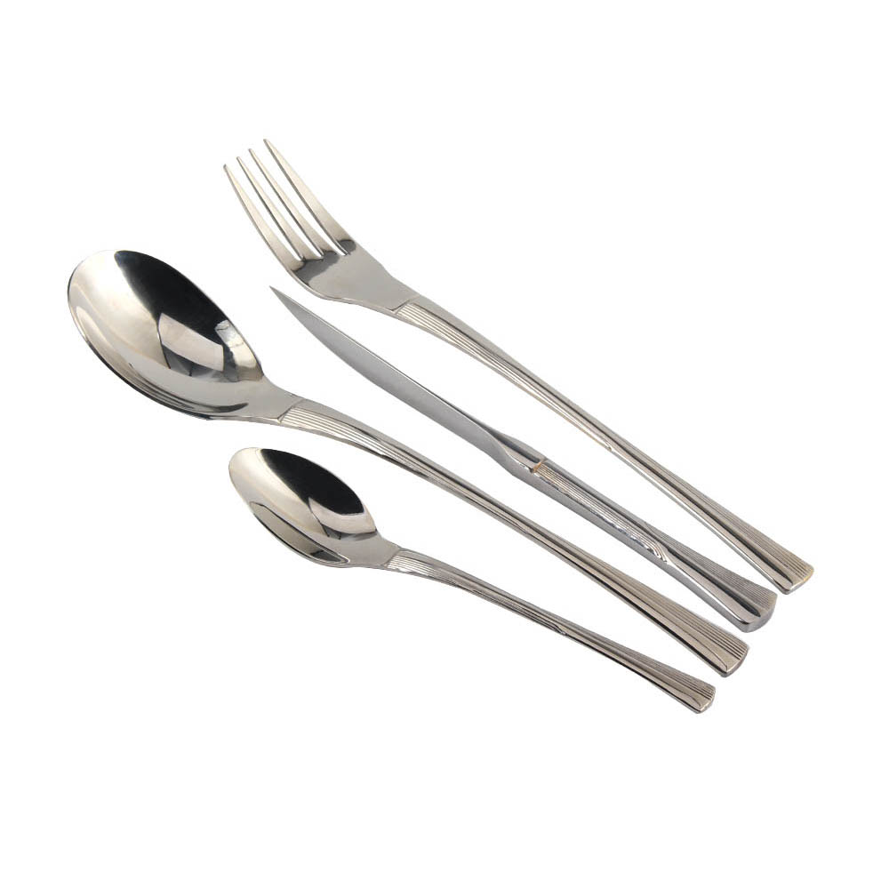 Stainless Steel Flatware Set, Cutlery Set Utensils Include Forks Spoons Knives, Mirror Polished Tableware Set — 7