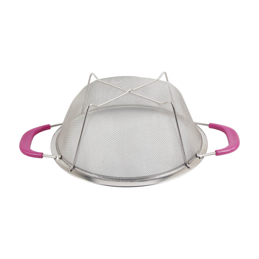 Stainless Steel Colander With Plastic Handle — 4