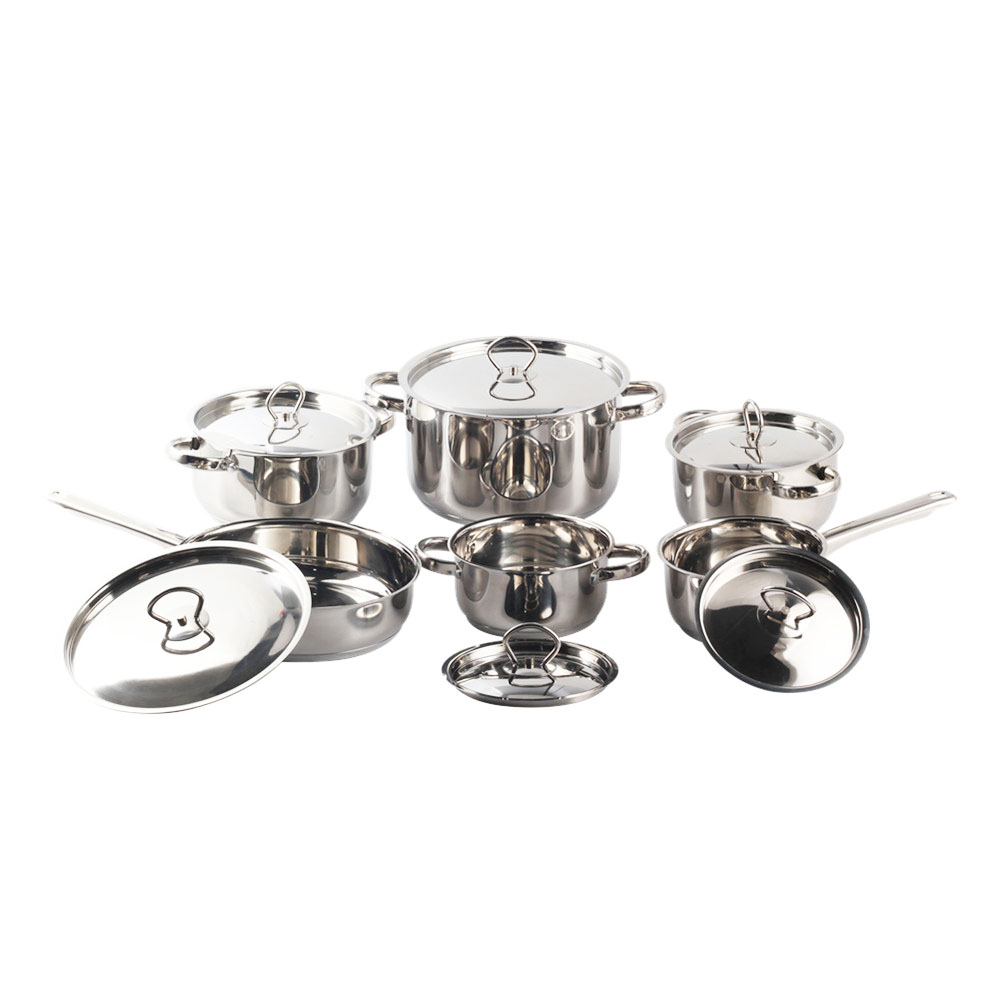 10pcs Stainless Steel Cookware Set With Stainless Steel Lid — 4